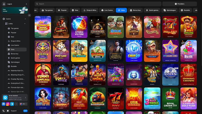 1win Casino — Games lobby