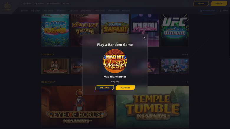21 Casino — Random game