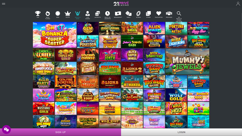 21 Prive Casino — 21prive drops and wins