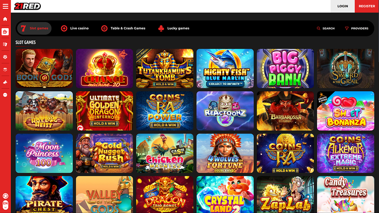 21.red — Games lobby