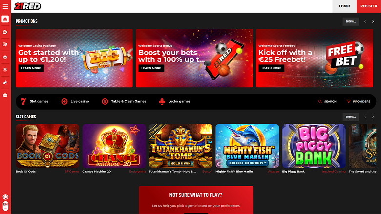 21.red — Homepage