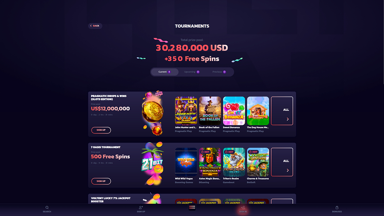 21bit Casino — Tournaments