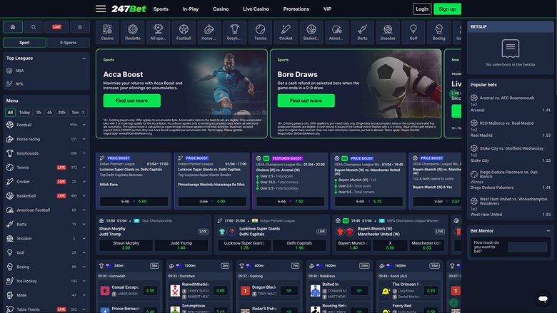 247Bet Casino — Sportsbook