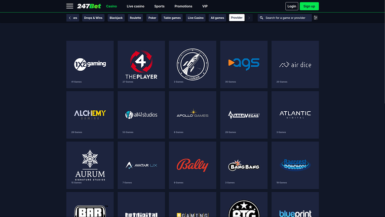 247Bet Casino — Developers