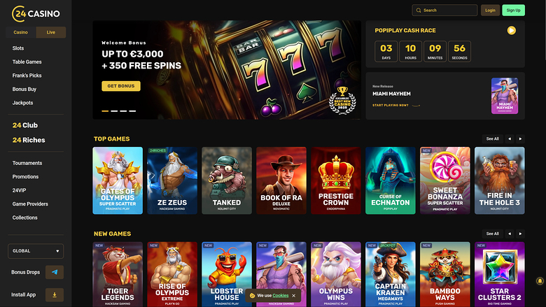 24Casino — Homepage