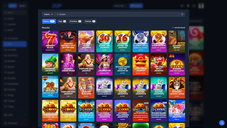 2up Casino — Jackpot games