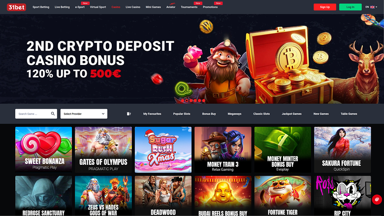 31Bet Casino — Homepage