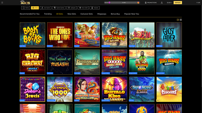 44Aces Online Casino — Games lobby