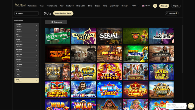 4Crowns Casino — Games lobby
