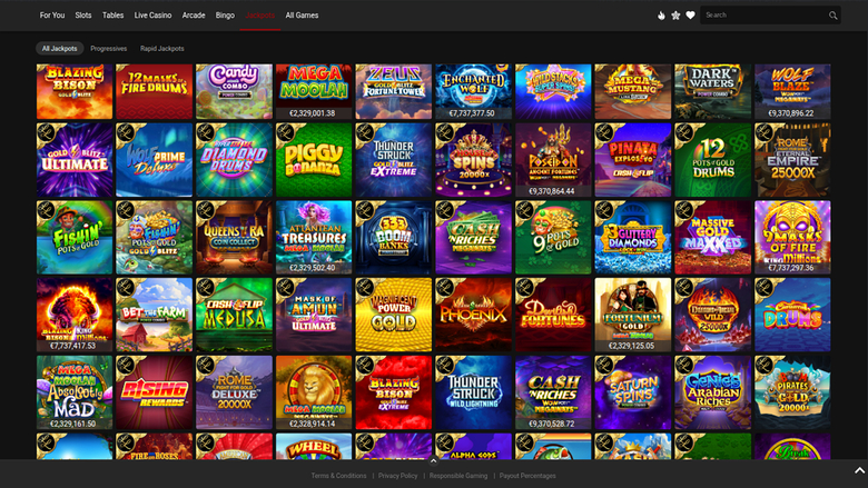 7 Sultans Casino — Jackpot games