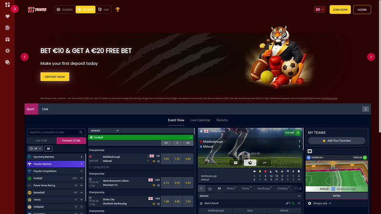777Tigers — Sportsbook