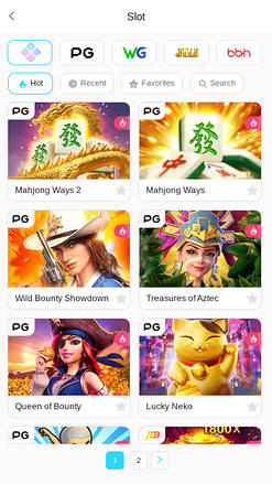 7T Casino — Games lobby on mobile