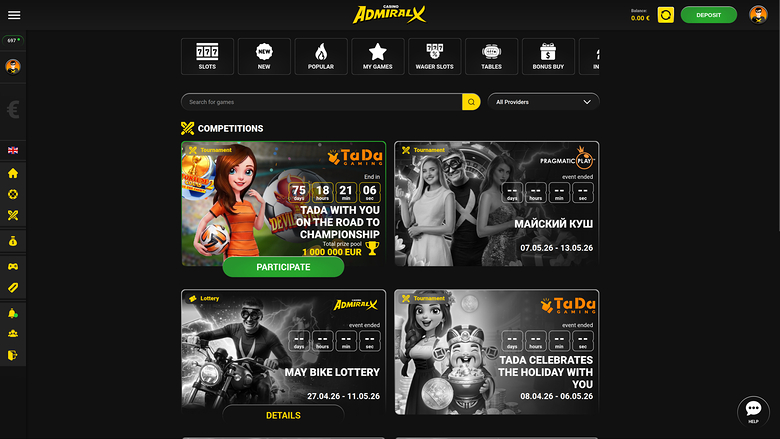 AdmiralX Casino — Admiral x other