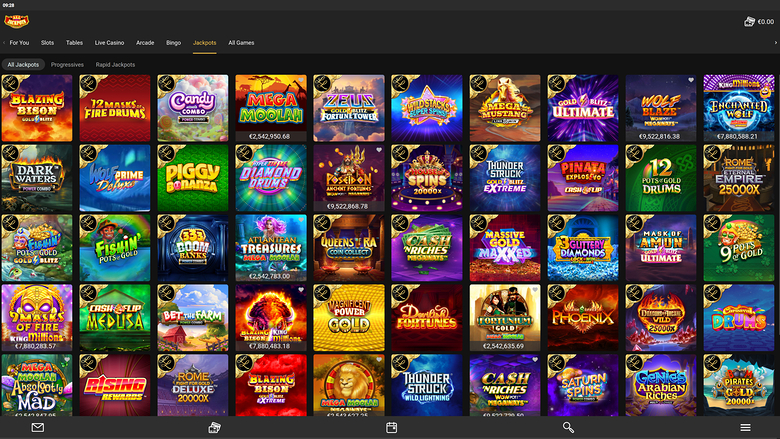 All Jackpots Casino — Jackpot games