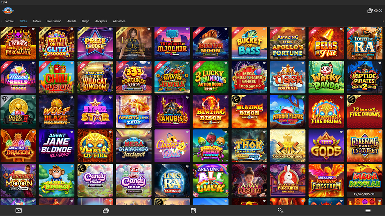 All Slots Casino — Games lobby
