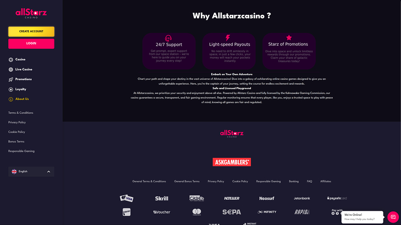 AllStarz Casino — Others