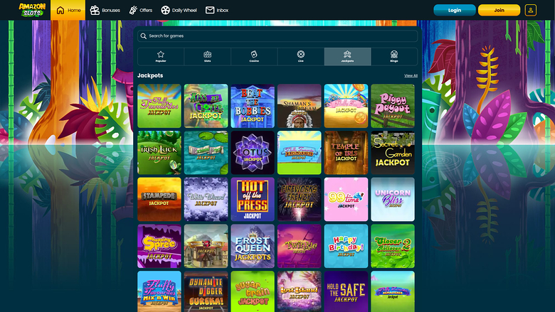 Amazon Slots Casino — Jackpot games