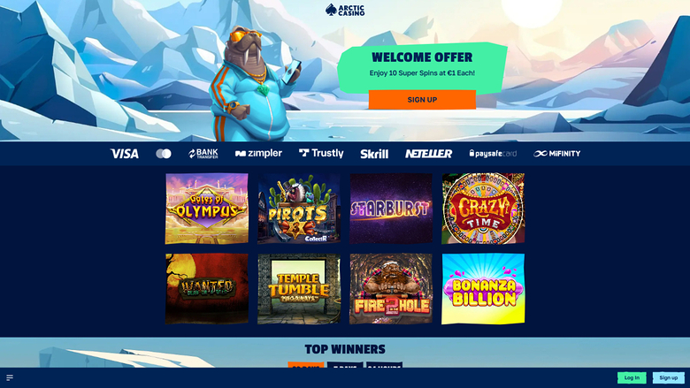 Arctic Casino — Homepage