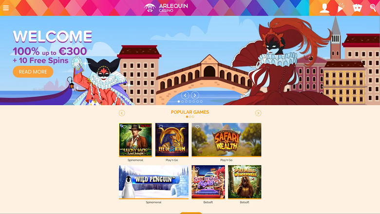 Arlequin Casino — Homepage
