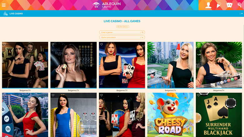 Arlequin Casino — Live
