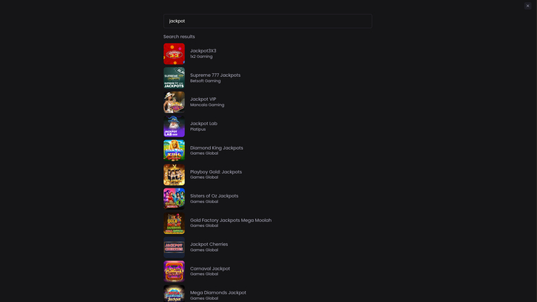 Asino Casino — Jackpot games