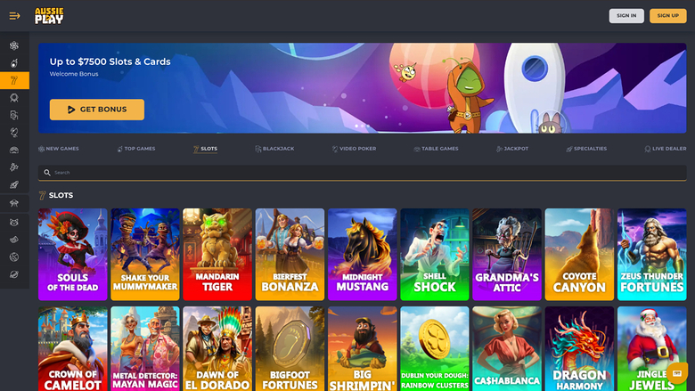 Aussie Play Casino — Games lobby