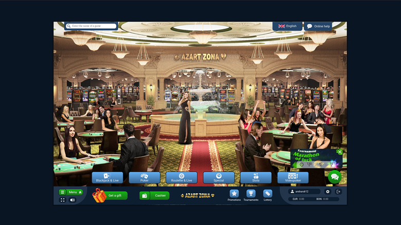 Azart Zona Casino — Homepage