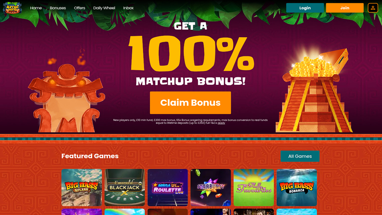 Aztec Wins Casino — Homepage
