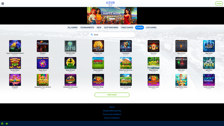 Azur Casino — E other
