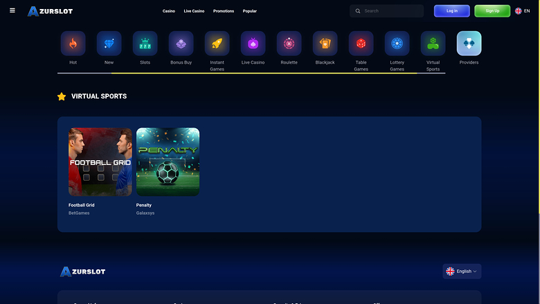 AzurSlot Casino — Sportsbook