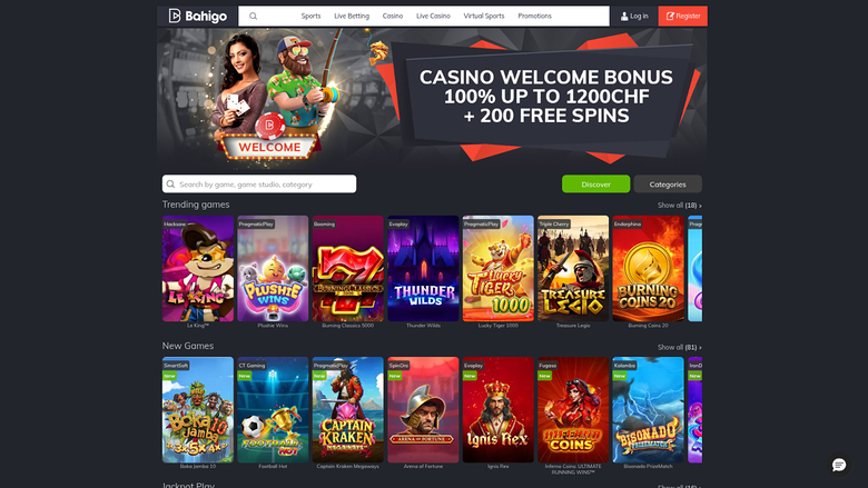 Bahigo Casino — Homepage