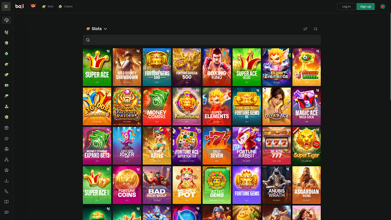 Baji — Games lobby
