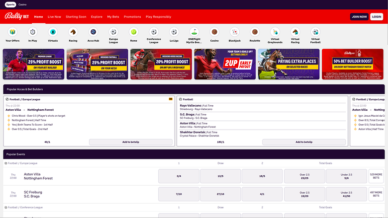 Bally Casino — Sportsbook
