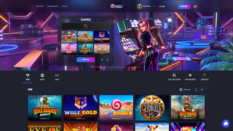 Beem Casino — Homepage