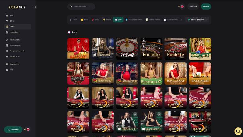 Belabet Casino — Livedealer