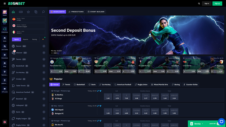 Beonbet Casino — Other