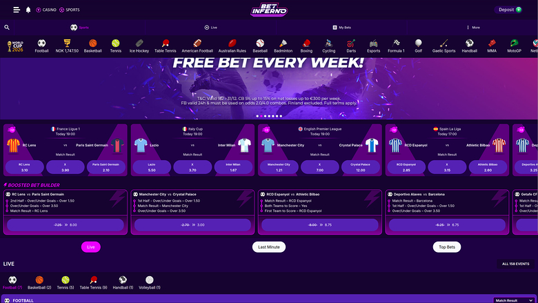 Bet Inferno Casino — Other