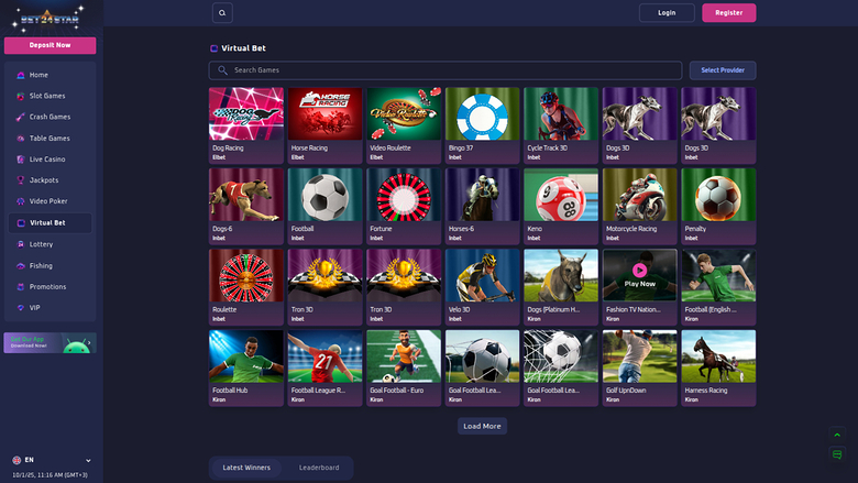 Bet24Star Casino — Virtual bet