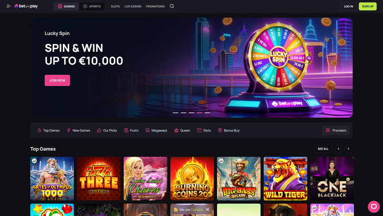 Betandplay Casino — Homepage