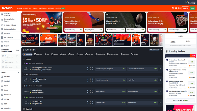 Betano Casino — Sportsbook