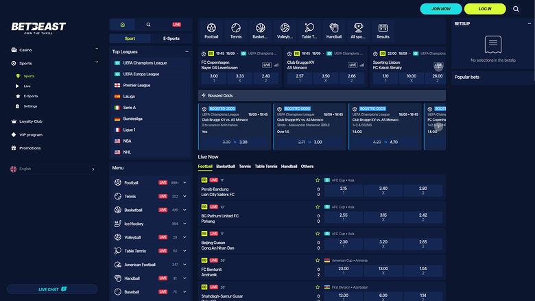 BetBeast — Sportsbook