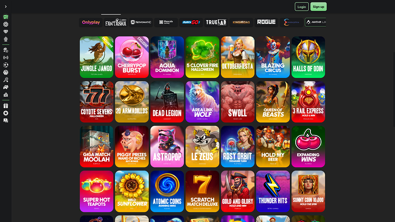 BetBlast Casino — Games lobby