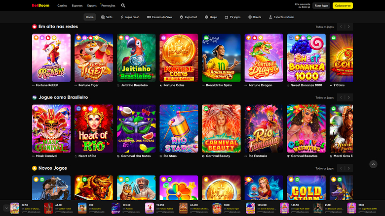 BetBoom — Games lobby