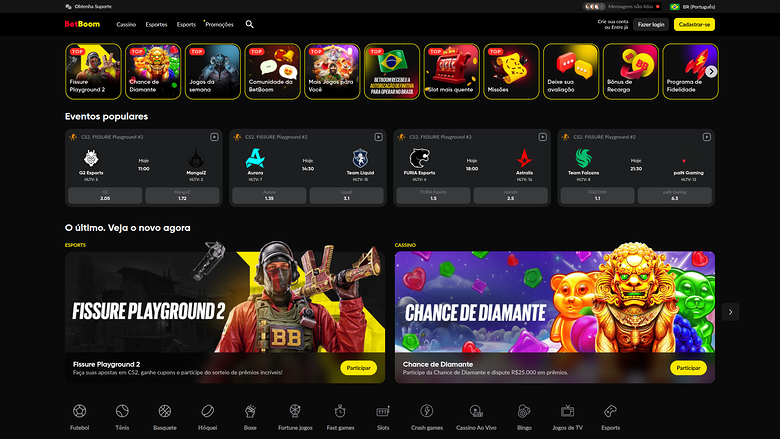 BetBoom — Homepage