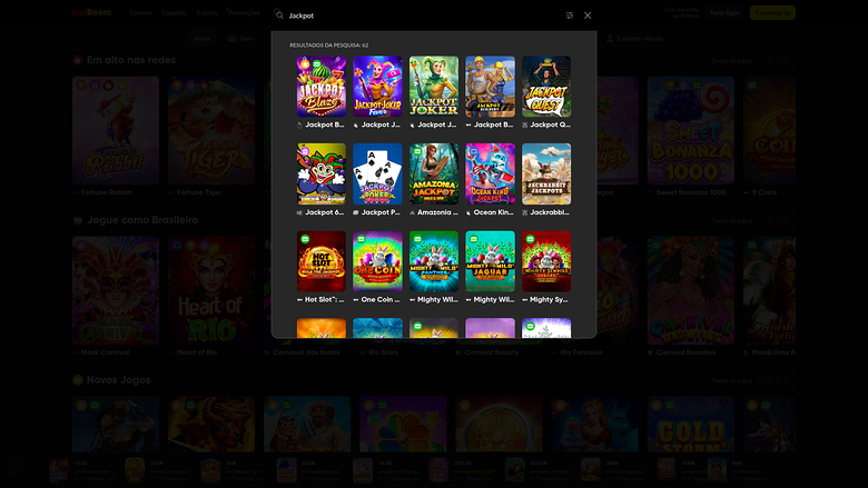 BetBoom — Jackpot games