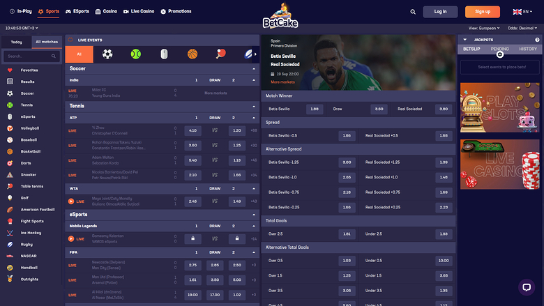 BetCake — Sportsbook