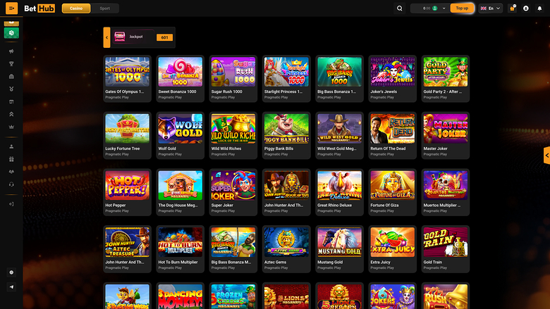 BetHub Casino — Jackpot games