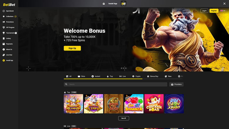 Beti Bet Casino — Homepage