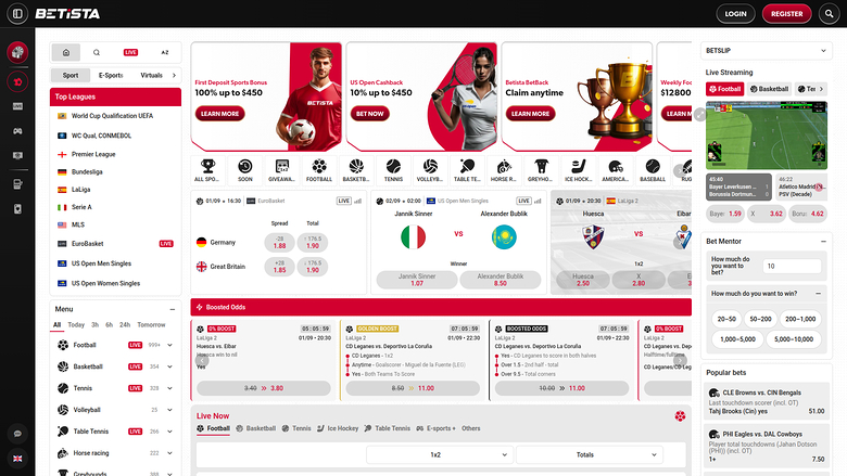 Betista Casino — Sportsbook