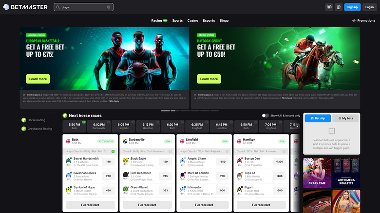 Betmaster Casino — Homepage